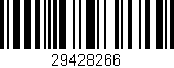 Código de barras (EAN, GTIN, SKU, ISBN): '29428266'