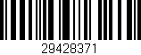 Código de barras (EAN, GTIN, SKU, ISBN): '29428371'