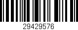 Código de barras (EAN, GTIN, SKU, ISBN): '29429576'