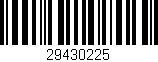 Código de barras (EAN, GTIN, SKU, ISBN): '29430225'