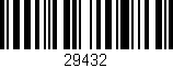 Código de barras (EAN, GTIN, SKU, ISBN): '29432'