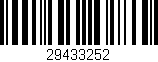 Código de barras (EAN, GTIN, SKU, ISBN): '29433252'