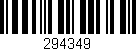 Código de barras (EAN, GTIN, SKU, ISBN): '294349'