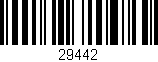 Código de barras (EAN, GTIN, SKU, ISBN): '29442'