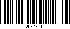 Código de barras (EAN, GTIN, SKU, ISBN): '29444.00'