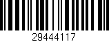 Código de barras (EAN, GTIN, SKU, ISBN): '29444117'