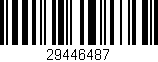 Código de barras (EAN, GTIN, SKU, ISBN): '29446487'