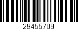 Código de barras (EAN, GTIN, SKU, ISBN): '29455709'