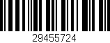 Código de barras (EAN, GTIN, SKU, ISBN): '29455724'