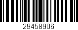 Código de barras (EAN, GTIN, SKU, ISBN): '29458906'
