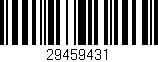 Código de barras (EAN, GTIN, SKU, ISBN): '29459431'