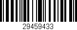 Código de barras (EAN, GTIN, SKU, ISBN): '29459433'