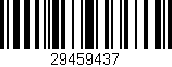 Código de barras (EAN, GTIN, SKU, ISBN): '29459437'