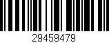 Código de barras (EAN, GTIN, SKU, ISBN): '29459479'