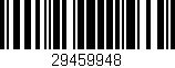 Código de barras (EAN, GTIN, SKU, ISBN): '29459948'