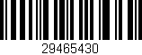 Código de barras (EAN, GTIN, SKU, ISBN): '29465430'