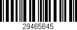 Código de barras (EAN, GTIN, SKU, ISBN): '29465645'
