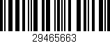 Código de barras (EAN, GTIN, SKU, ISBN): '29465663'