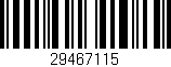 Código de barras (EAN, GTIN, SKU, ISBN): '29467115'