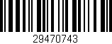 Código de barras (EAN, GTIN, SKU, ISBN): '29470743'