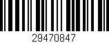 Código de barras (EAN, GTIN, SKU, ISBN): '29470847'