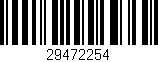 Código de barras (EAN, GTIN, SKU, ISBN): '29472254'