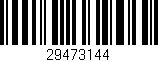 Código de barras (EAN, GTIN, SKU, ISBN): '29473144'