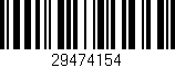 Código de barras (EAN, GTIN, SKU, ISBN): '29474154'