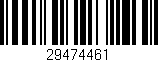 Código de barras (EAN, GTIN, SKU, ISBN): '29474461'