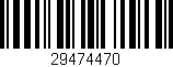Código de barras (EAN, GTIN, SKU, ISBN): '29474470'