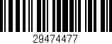 Código de barras (EAN, GTIN, SKU, ISBN): '29474477'