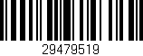 Código de barras (EAN, GTIN, SKU, ISBN): '29479519'