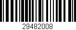 Código de barras (EAN, GTIN, SKU, ISBN): '29482008'