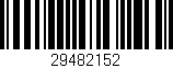Código de barras (EAN, GTIN, SKU, ISBN): '29482152'