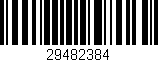 Código de barras (EAN, GTIN, SKU, ISBN): '29482384'