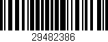 Código de barras (EAN, GTIN, SKU, ISBN): '29482386'
