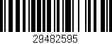 Código de barras (EAN, GTIN, SKU, ISBN): '29482595'