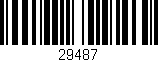 Código de barras (EAN, GTIN, SKU, ISBN): '29487'