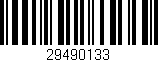 Código de barras (EAN, GTIN, SKU, ISBN): '29490133'