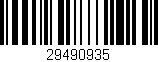 Código de barras (EAN, GTIN, SKU, ISBN): '29490935'