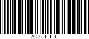 Código de barras (EAN, GTIN, SKU, ISBN): '29497_0_0_U'