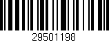 Código de barras (EAN, GTIN, SKU, ISBN): '29501198'