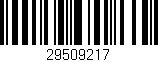 Código de barras (EAN, GTIN, SKU, ISBN): '29509217'