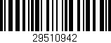Código de barras (EAN, GTIN, SKU, ISBN): '29510942'