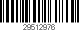 Código de barras (EAN, GTIN, SKU, ISBN): '29512976'