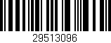 Código de barras (EAN, GTIN, SKU, ISBN): '29513096'