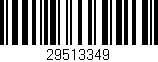 Código de barras (EAN, GTIN, SKU, ISBN): '29513349'
