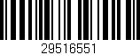 Código de barras (EAN, GTIN, SKU, ISBN): '29516551'