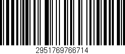 Código de barras (EAN, GTIN, SKU, ISBN): '2951769766714'