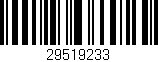 Código de barras (EAN, GTIN, SKU, ISBN): '29519233'